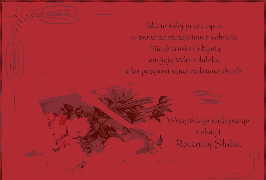 Bukiet różowych róż z życzeniami na rocznicę ślubu